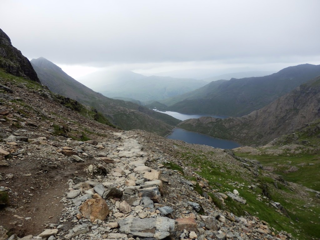 Pyg Track Walking Route up Snowdon Walk up Snowdon